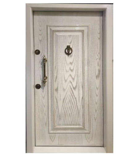 درب مدل تک قاب لوکس سفید پتینه